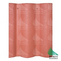 Telha Eurotop Concreto Classica Rubi